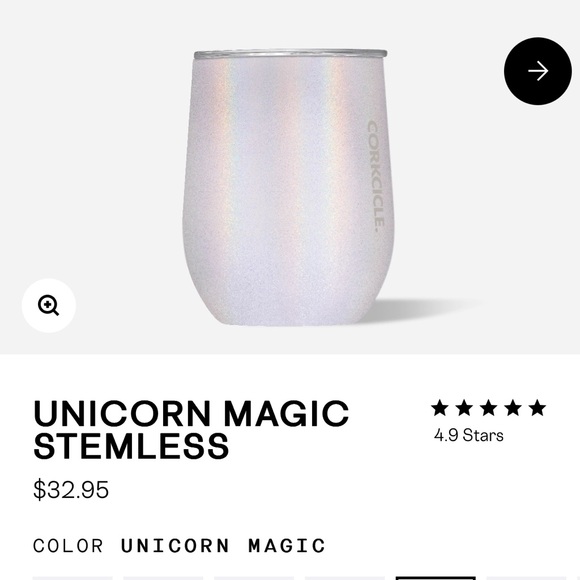Unicorn Magic Stemless Wine cup - Picture 6 of 6